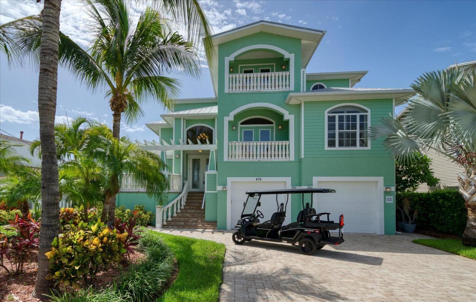 Waterfront Luxury W/ Heated Salt Pool & Golf Cart Villa Clearwater Beach Exterior photo